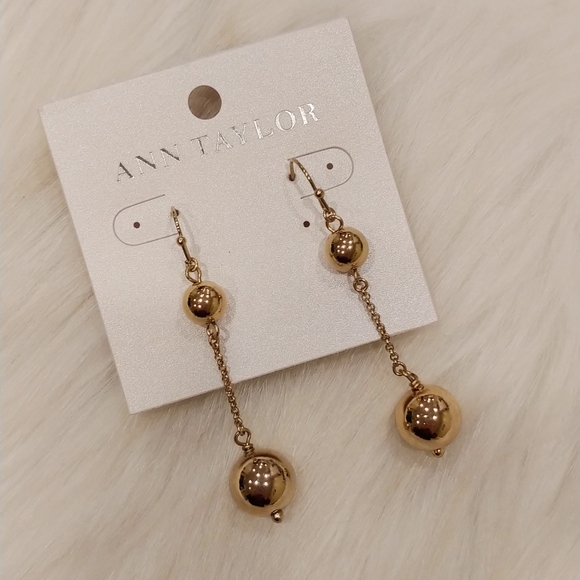 LOFT ORB LINEAR DROP EARRINGS - Picture 5 of 6